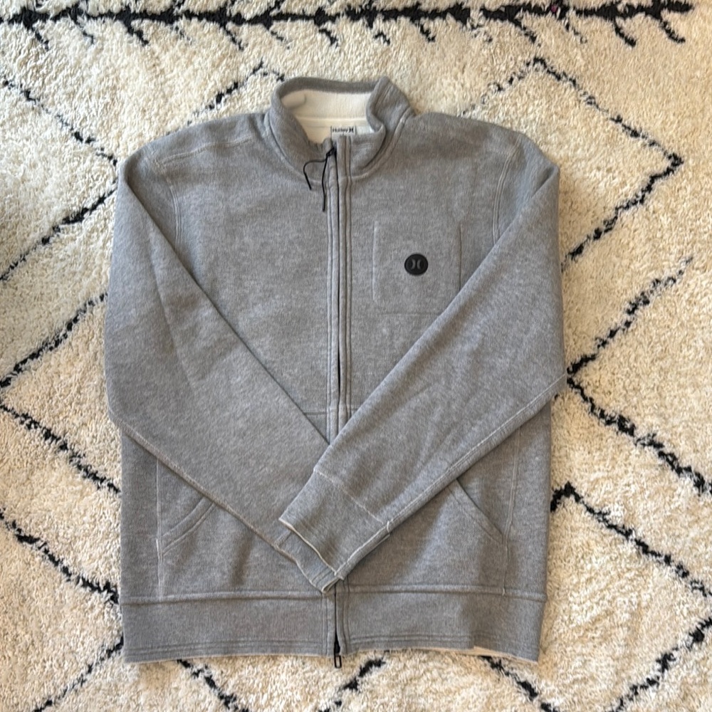 Gray Zip-Up Jacket - Picture 2 of 5